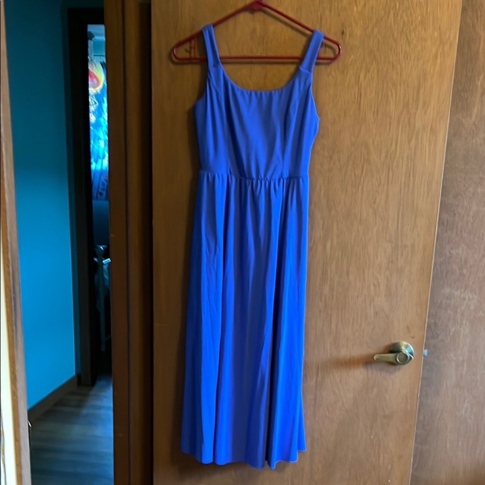 HALARA Blue Sleeveless Maxi Sundress